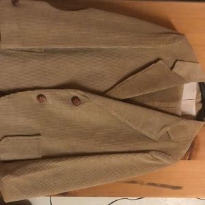 Young boys suit, Jeremy Scott for JC Penney, tan corduroy